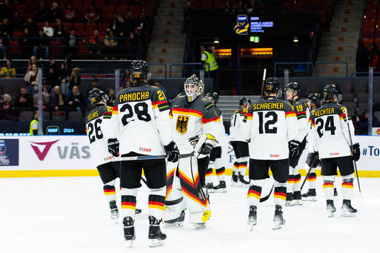 Players of Germany look dejected