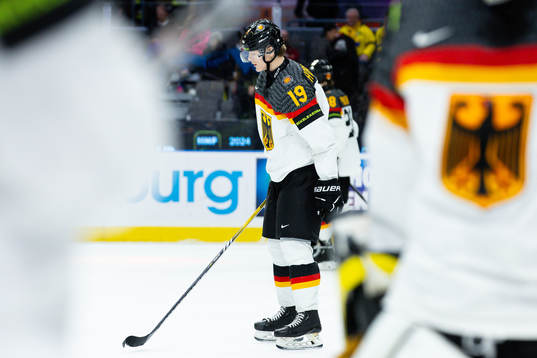 Eric Hordler of Germany looks dejected