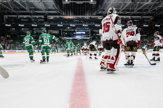 Rögle och Malmö Redhawks spelarna