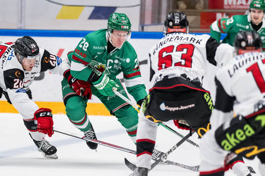 Malmö Redhawks Thomas Berg Paulsen och Rögles Anton