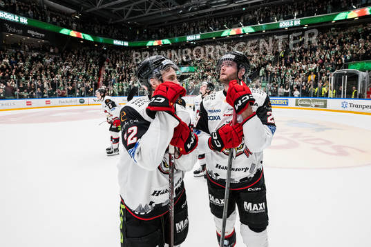 Malmö Redhawks Janne Kuokkanen och Kim Rosdahl
