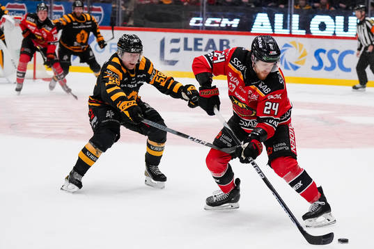 Skellefteås Oskar Nilsson och Luleås Brendan Shinnimin