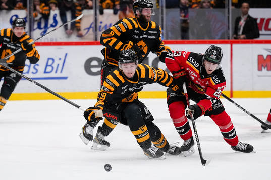 Skellefteås Elias Stenman och Luleås Jesper Sellgren