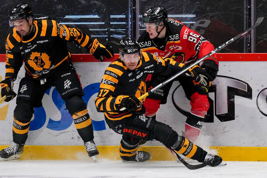 Skellefteås Pär Lindholm och Luleås Pontus Andreasson
