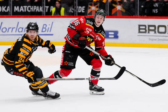 Skellefteås Oscar Lindberg och Luleås Pontus Andreasson