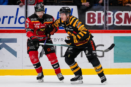 Luleås Pontus Själin och Skellefteås Rickard Hugg