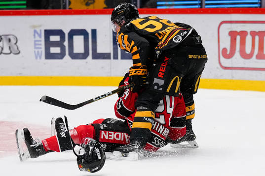 Skellefteås Arvid Lundberg och Luleås Brendan Shinnimin
