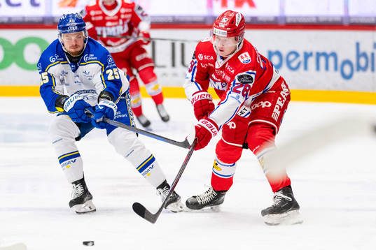 Leksands Lucas Elvenes och Timrås Simon Forsmark