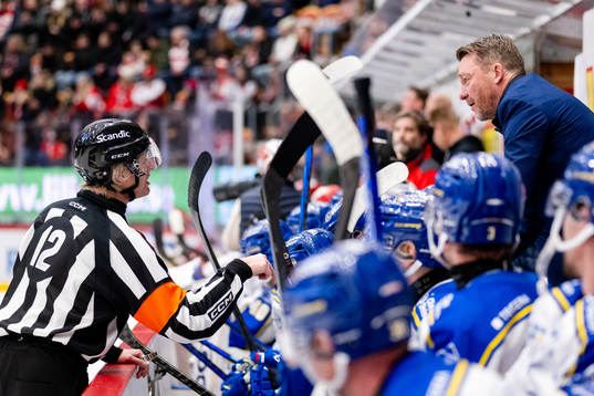 Leksands tränare Charles Berglund