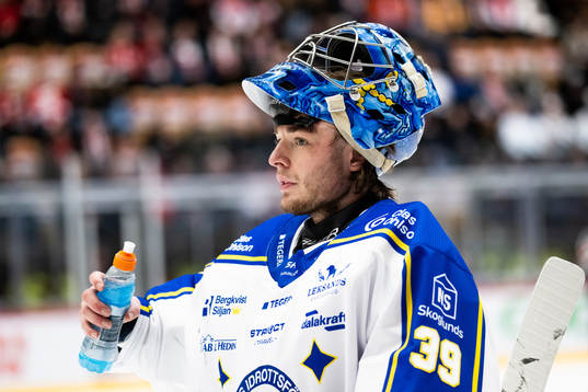 Leksands målvakt Filip Larsson