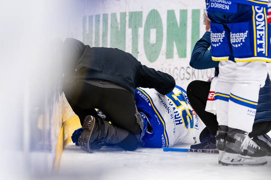 Leksands Marek Hrivik har ont