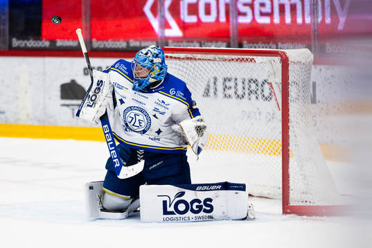 Leksands målvakt Filip Larsson