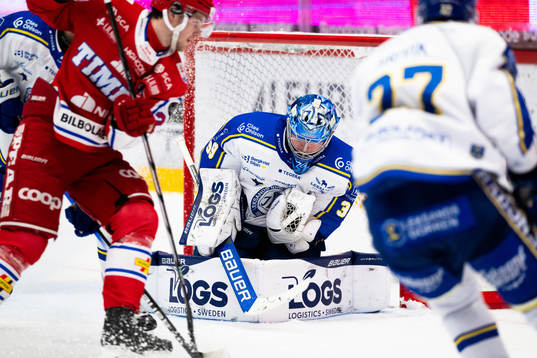 Leksands målvakt Filip Larsson