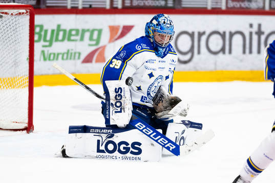 Leksands målvakt Filip Larsson