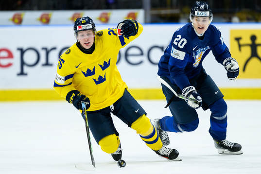 Otto Stenberg of Sweden and Oiva Keskinen of Finland