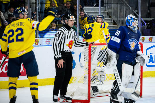 Isac Born of Sweden celebrating