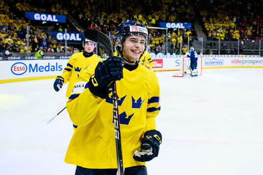 Isac Born of Sweden celebrating