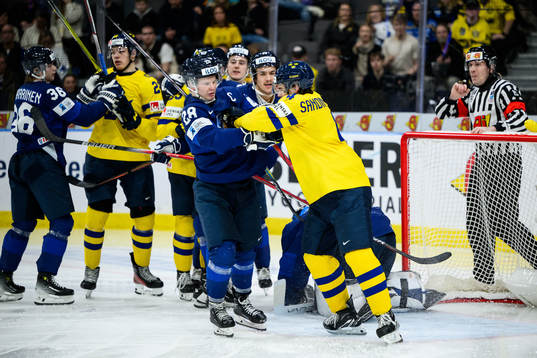 Jere Lassila of Finland and Axel Sandin-Pellikka of Sweden