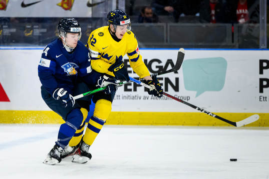 Tommi Mannisto of Finland and Anton Wahlberg of Sweden