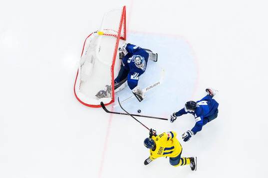 Isac Born of Sweden scores 2-2