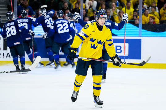 Fabian Wagner of Sweden looks dejected