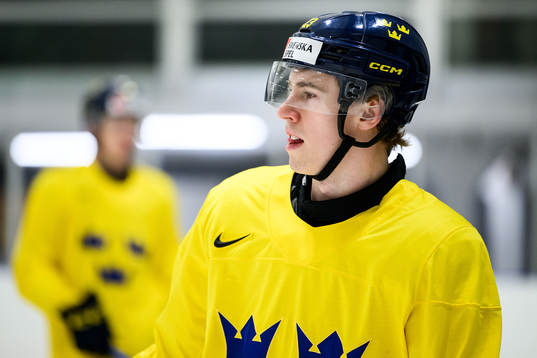 Jonathan Lekkerimäki of Sweden at a practice session