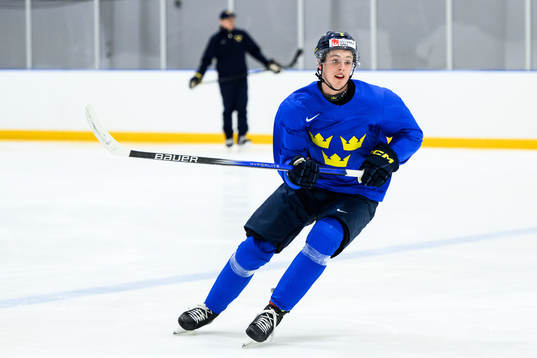 Anton Johansson of Sweden at a practice session