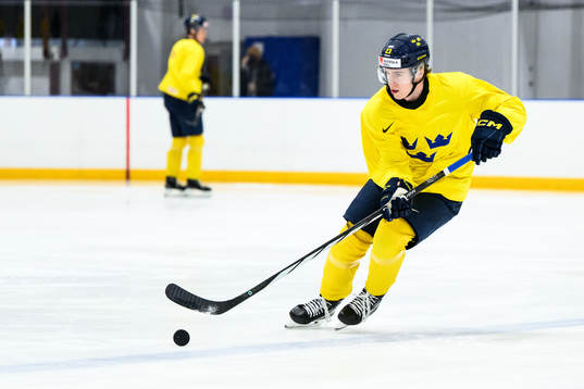 Jonathan Lekkerimäki of Sweden at a practice session