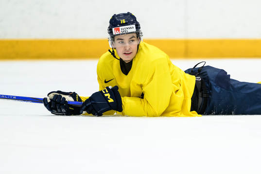 Felix Unger Sörum of Sweden at a practice session