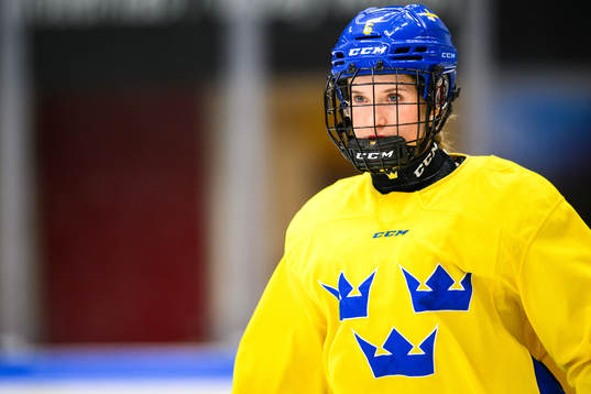 Nellie Svensson of Sweden at a practice session