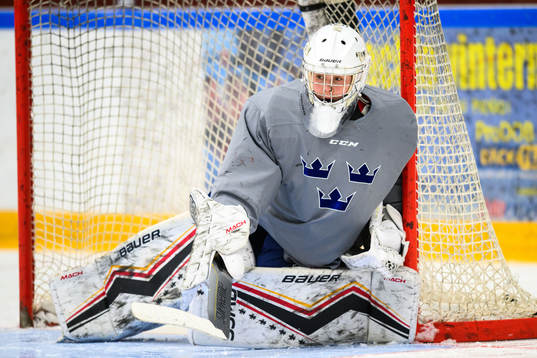 Lovisa Lundström of Sweden at a practice session