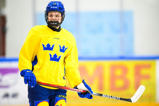 Moa Johannesson of Sweden at a practice session