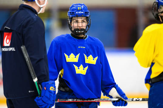 Emma Rehn of Sweden at a practice session