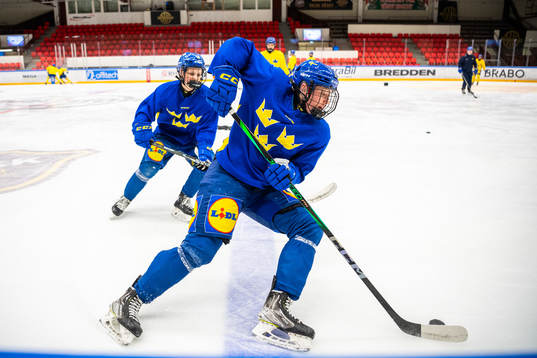 Elsa Åberg of Sweden at a practice session