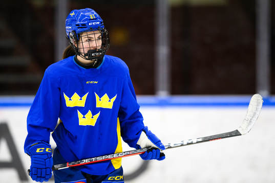 Emma Rehn of Sweden at a practice session