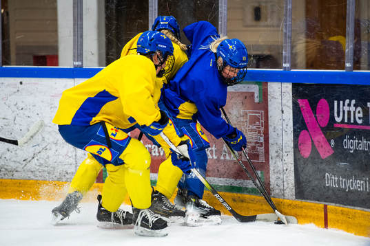 Mira Hallin of Sweden at a practice session