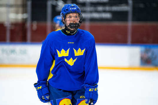 Sanna Halsius of Sweden at a practice session
