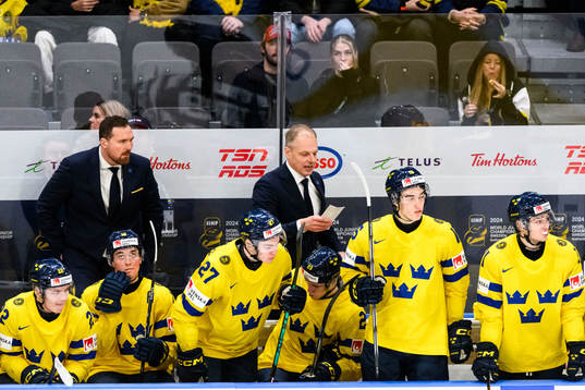 Head coach Magnus Hävelid of Sweden