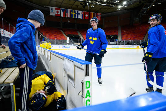 Anton Wahlberg, Anton Johansson and Theo Lindstein of
