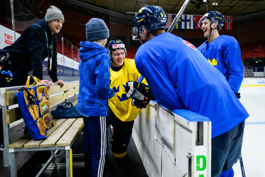 Anton Wahlberg, Anton Johansson and Theo Lindstein of