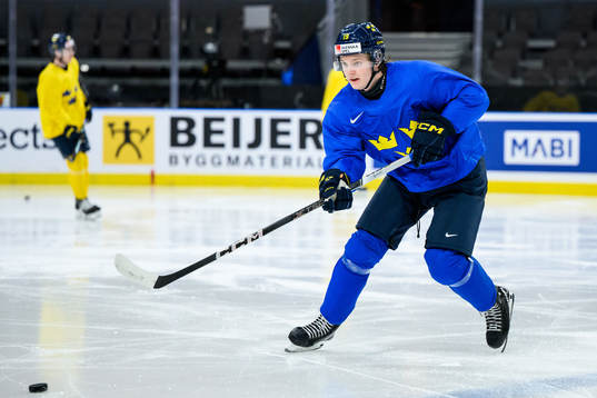 Rasmus Rudslätt of Sweden at a practice session