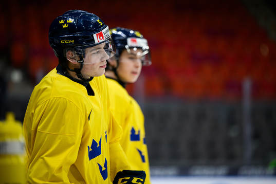 Mattias Hävelid of Sweden at a practice session