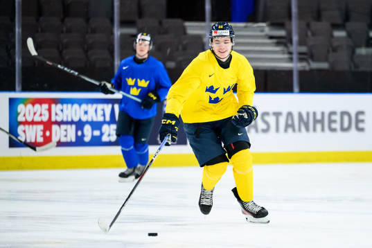 Anton Wahlberg of Sweden at a practice session