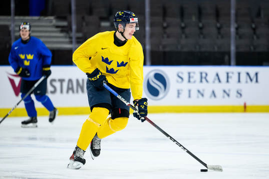 Anton Wahlberg of Sweden at a practice session