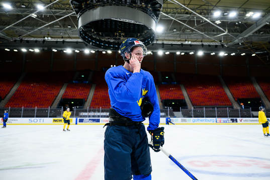 Anton Johansson of Sweden at a practice session