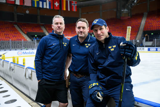 Physiotherapist Krister Olsson, Equipment manager Daniel