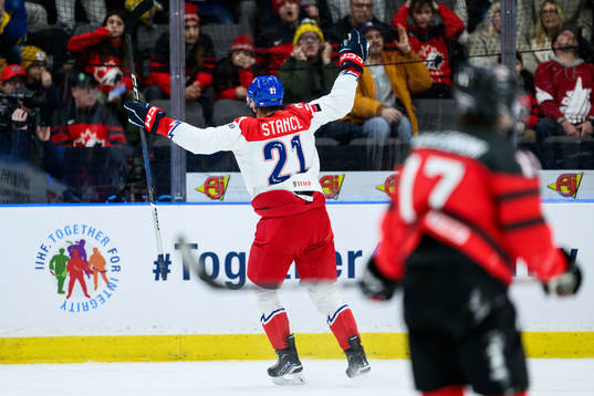 Jakub Stancl of Czech Republic celebrates