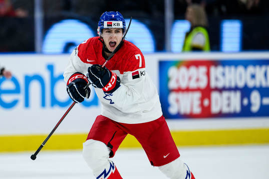 Tomas Cibulka of Czech Republic celebrates