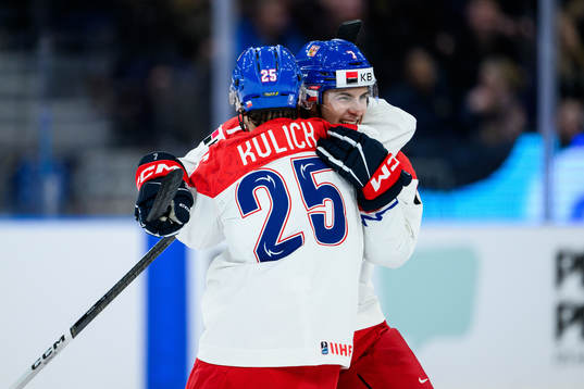 Tomas Cibulka of Czech Republic celebrates