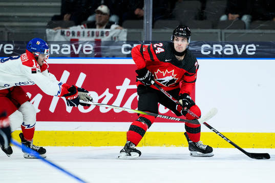 Matej Mastalirsky of Czech Republic and Denton Mateychuk of
